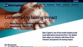 What Baincapital.com website looked like in 2020 (3 years ago)