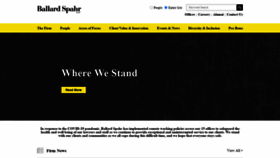 What Ballardspahr.com website looked like in 2020 (5 years ago)