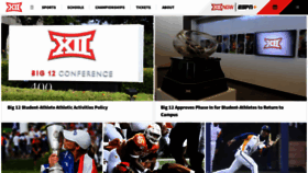 What Big12sports.com website looked like in 2020 (3 years ago)