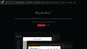 What Bluegriffon.org website looked like in 2020 (3 years ago)