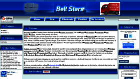 What Beltstars.com website looked like in 2020 (3 years ago)