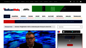 What Balkanweb.com website looked like in 2020 (3 years ago)