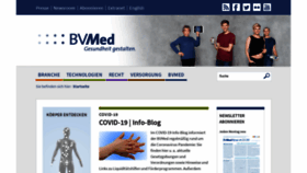 What Bvmed.de website looked like in 2020 (3 years ago)
