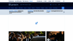 What Bluewin.ch website looked like in 2020 (3 years ago)