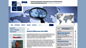 What Bwa-deutschland.com website looked like in 2020 (3 years ago)