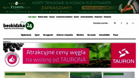 What Beskidzka24.pl website looked like in 2020 (3 years ago)