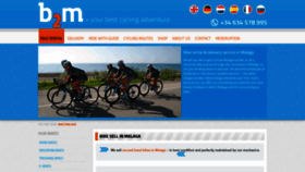 What Bike2malaga.com website looked like in 2020 (3 years ago)