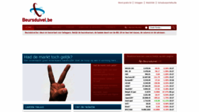 What Beursduivel.be website looked like in 2020 (3 years ago)