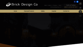 What Brickdesignutah.com website looked like in 2020 (3 years ago)