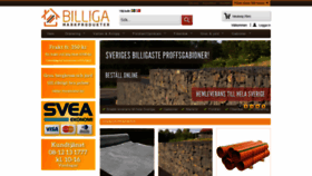 What Billigamarkprodukter.se website looked like in 2020 (3 years ago)