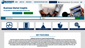 What Businessmarketinsights.com website looked like in 2020 (3 years ago)
