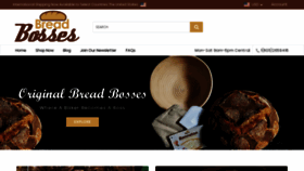 What Breadbosses.com website looked like in 2020 (3 years ago)