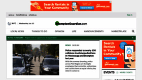 What Bramptonguardian.com website looked like in 2020 (3 years ago)