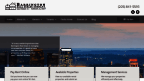 What Barringtonrealestateco.com website looked like in 2020 (3 years ago)