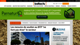 What Batiactu.com website looked like in 2020 (3 years ago)