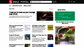 What Bibleportal.com website looked like in 2020 (3 years ago)