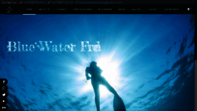 What Bluewaterfreediving.com website looked like in 2020 (3 years ago)