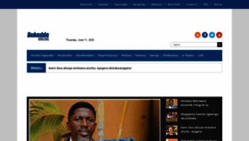 What Bukedde.co.ug website looked like in 2020 (3 years ago)