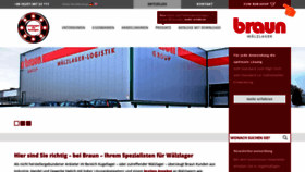 What Braun-waelzlager.de website looked like in 2020 (3 years ago)