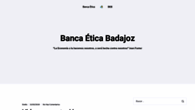 What Bancaeticabadajoz.es website looked like in 2020 (3 years ago)