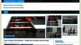 What Basicelectricaldesign.com website looked like in 2020 (3 years ago)