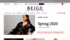 What Beigeplus.com website looked like in 2020 (3 years ago)