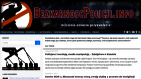 What Bezkarnoscpolicji.info website looked like in 2020 (3 years ago)