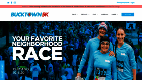 What Bucktown5k.com website looked like in 2020 (4 years ago)