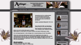 What Bestattung-aichinger.at website looked like in 2020 (3 years ago)