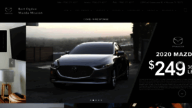 What Bertogdenmissionmazda.com website looked like in 2020 (3 years ago)