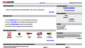 What Baseportal.de website looked like in 2020 (3 years ago)