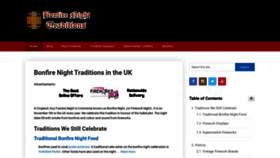 What Bonfirenighttraditions.co.uk website looked like in 2020 (3 years ago)