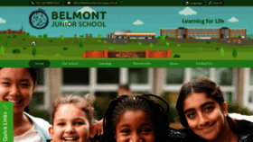 What Belmontjunior.org website looked like in 2020 (3 years ago)