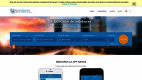 What Busradar.es website looked like in 2020 (4 years ago)