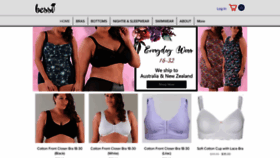 What Bessi.com.au website looked like in 2020 (5 years ago)