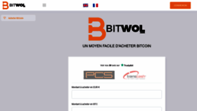 What Bitwol.com website looked like in 2020 (3 years ago)
