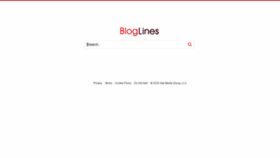 What Bloglines.com website looked like in 2020 (3 years ago)
