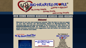 What Bigheartedpeople.com website looked like in 2020 (3 years ago)