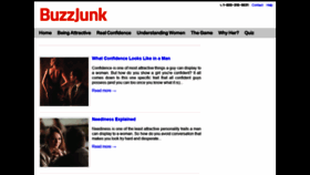 What Buzzjunk.com website looked like in 2020 (3 years ago)