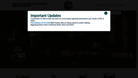 What Bisemultan.edu.pk website looked like in 2020 (3 years ago)