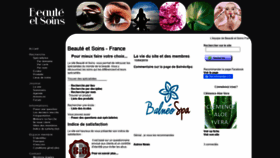What Beauteetsoins.fr website looked like in 2020 (3 years ago)