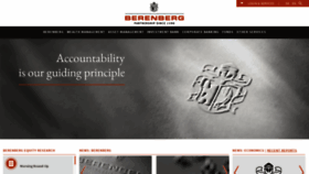 What Berenberg.com website looked like in 2020 (3 years ago)
