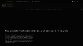 What Boxing.hu website looked like in 2020 (3 years ago)