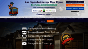 What Bestgaragedoorvegas.com website looked like in 2020 (3 years ago)