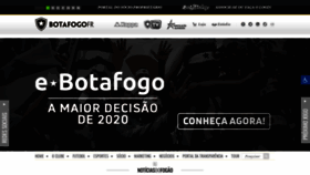 What Botafogo.com.br website looked like in 2020 (3 years ago)