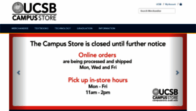 What Bookstore.ucsb.edu website looked like in 2020 (3 years ago)