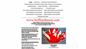 What Buffiejohnson.com website looked like in 2020 (3 years ago)