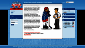 What Beta.hockeyarena.net website looked like in 2020 (3 years ago)