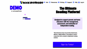 What Bookadventure.com website looked like in 2020 (3 years ago)