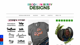 What Brooklynberrydesigns.com website looked like in 2020 (3 years ago)